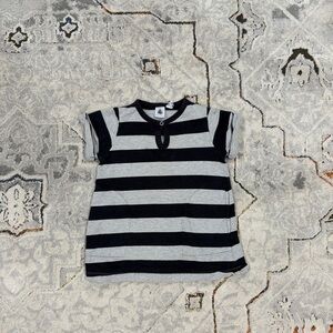 Petit Bateau striped short sleeve dress, 2T